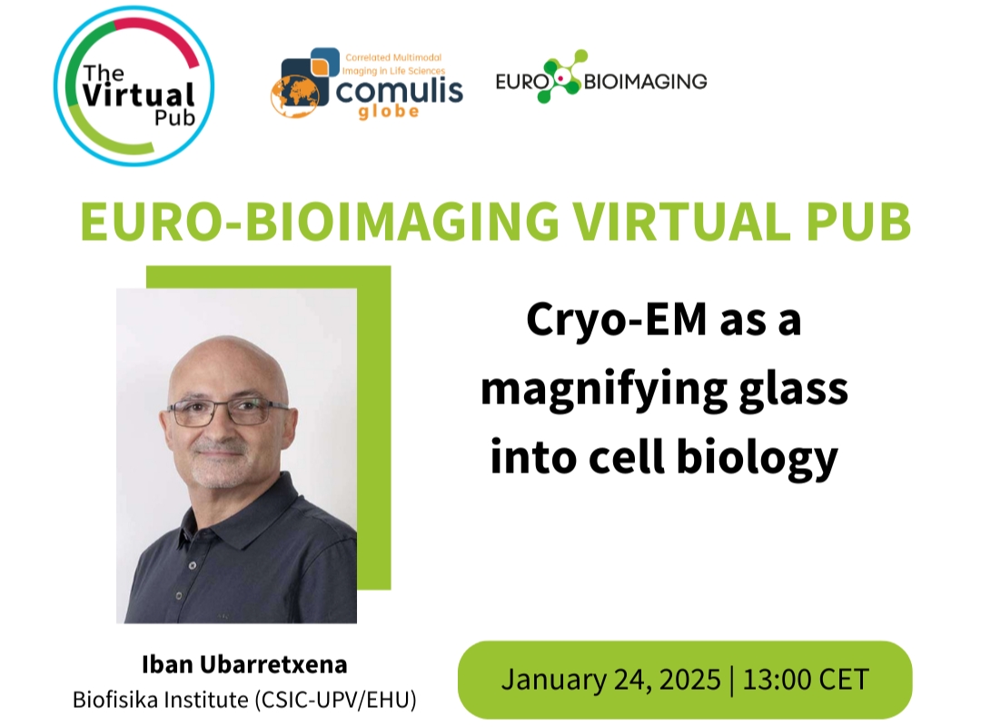 Eurobioimaging Virtual Pub: "cryo-EM as a magnifying glass into cell biology"