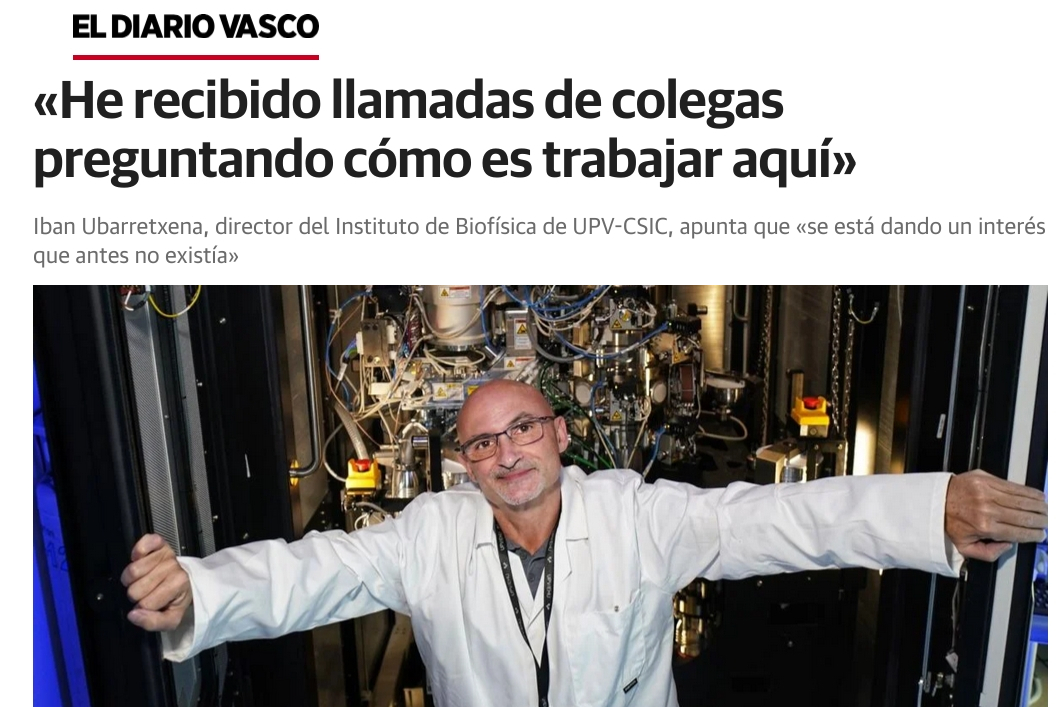 Interview with Iban Ubarretxena in El Diario Vasco newspaper