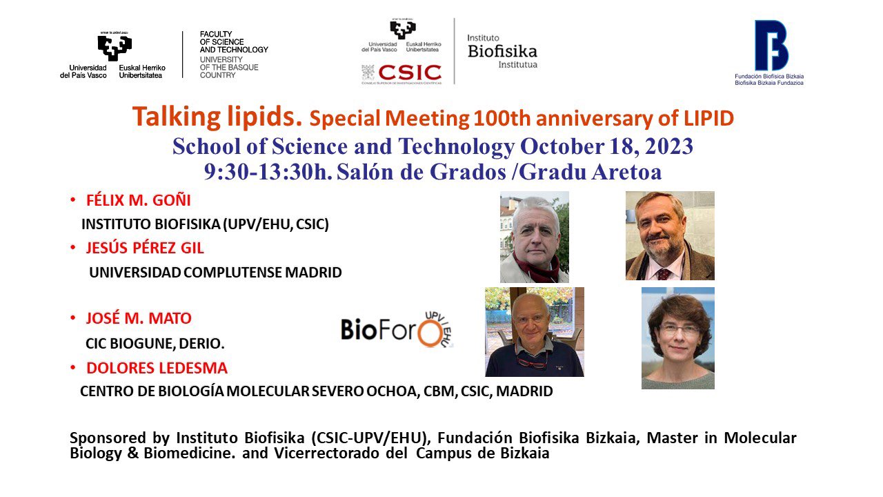 Talking lipids. Special Meeting 100th anniversary of LIPID