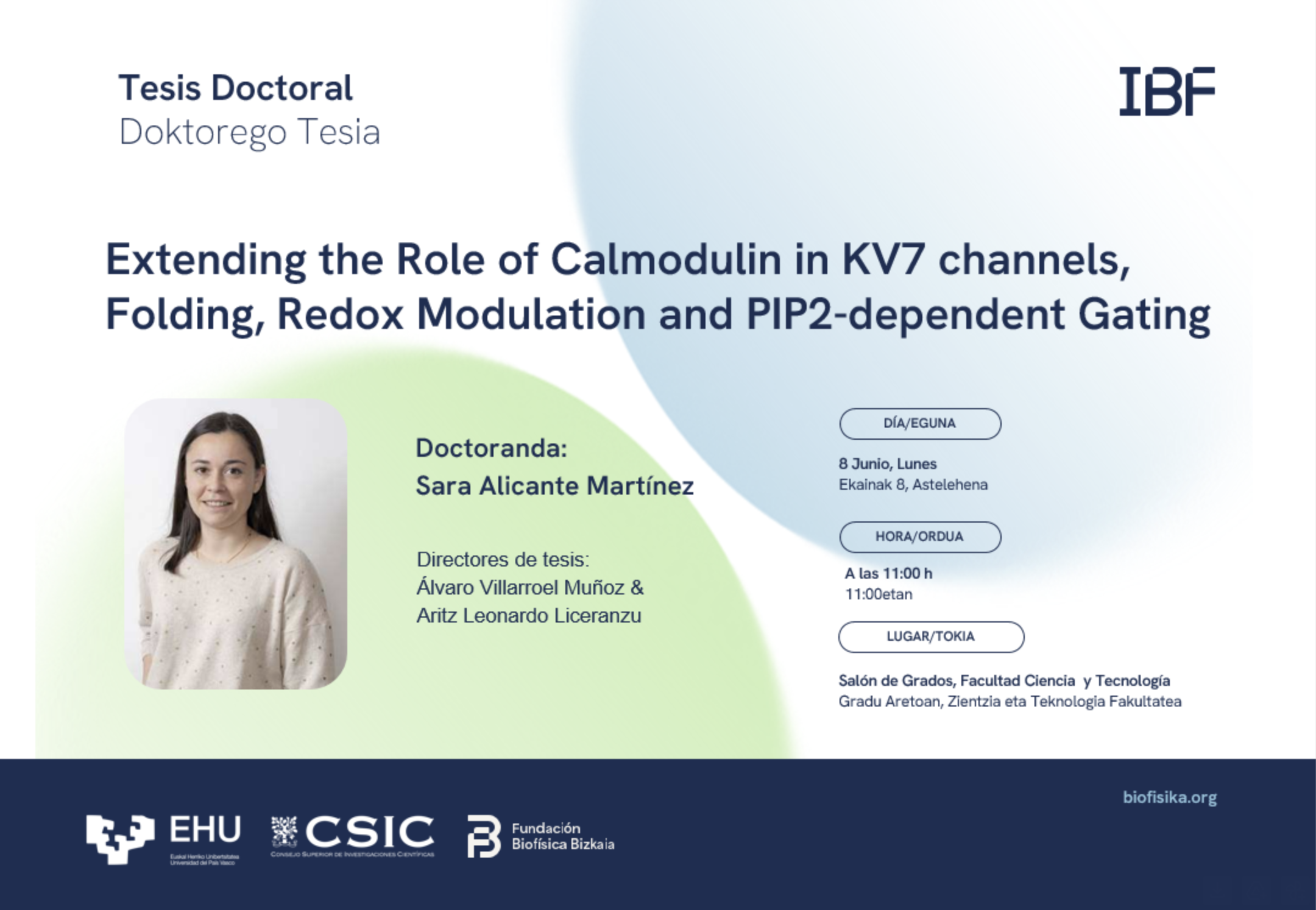IBF Doctoral Thesis: "Extending the Role of Calmodulin in KV7 channels, Folding, Redox Modulation and PIP2-dependent Gating"